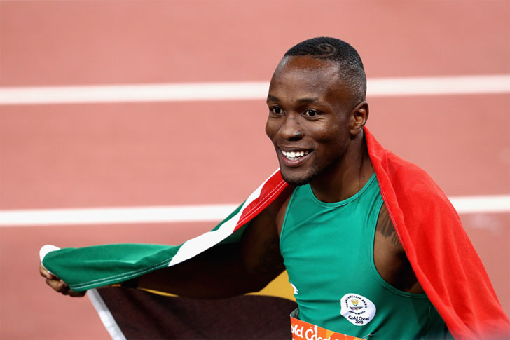 Mwanariadha wa Afrika Kusini Akani Simbine